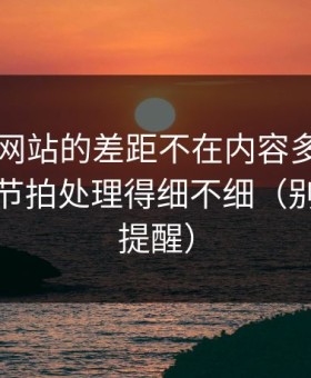51视频网站的差距不在内容多少，而在字幕节拍处理得细不细（别说我没提醒）